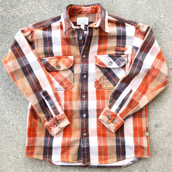 Cabela's Other - Men's Cabela's Heavyweight Plaid Flannel Work Shirt Jacket Shacket